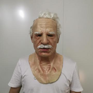 Old Man Overhead Latex Mask