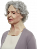 Old Woman Overhead Latex Mask