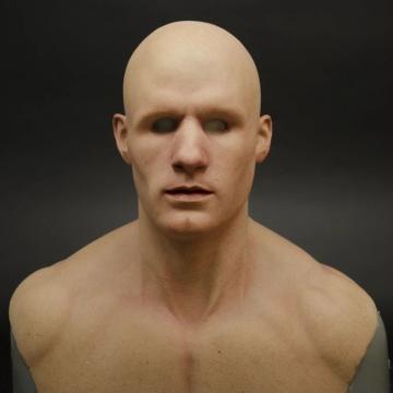 Young Man Overhead Latex Mask