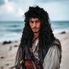 Long Pirate Captain Wig