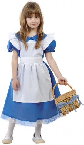 Blue Little Girl Costume - Tween