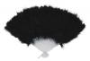Hand Feather Fan - Black