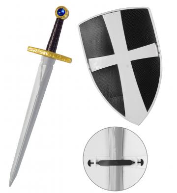 Black Crusader Shield and Sword
