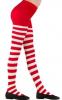 Tween Striped Tights 75 Denier  - Red/White