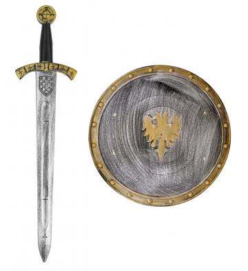 Medieval Knight Shield & Sword