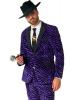 SuitMeister Pimp Faux Fur Purple - Men's