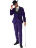 SuitMeister Pimp Faux Fur Purple - Men's