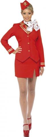 Red Trolley Dolly Costume