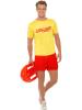 Lifeguard Beach Costume - Mens