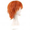 Orange doll wig side view