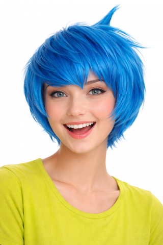 Blue Joy Wig