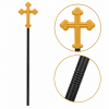 Crucifix Staff Accessory