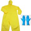 adult jumpsuit and gloves