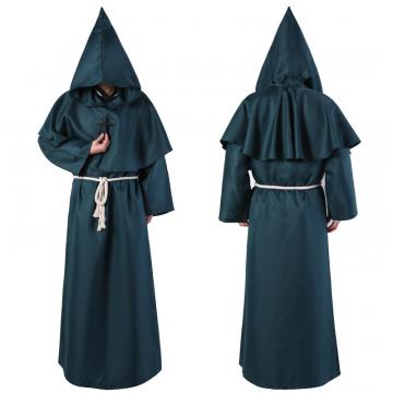 adults priest robe green