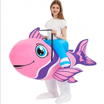 Inflatable Tropical Fich Costume