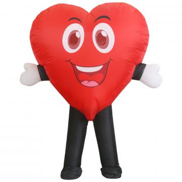 Inflatable Smiling Heart Adult Costume