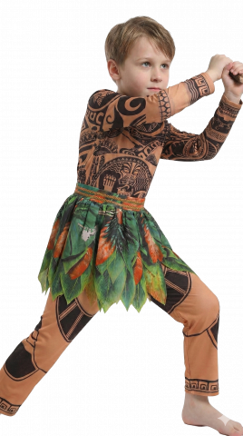 product: Kids Island Warrior Costume