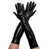 Long Black PVC Gloves