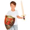 Wooden Lionheart Shield