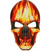 Burning Skull Fabric Mask