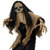 Skull Mask with Hair & Cape