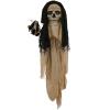 Skull Mask with Hair & Cape