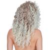 Ladies Curly Wig - Icy Blonde