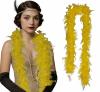 80g Feather Boa - Yellow