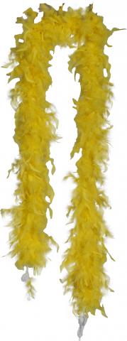 80g Feather Boa - Yellow