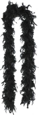 80g Feather Boa - Black