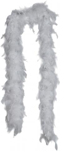 80g Feather Boa - White