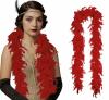 80g Feather Boa - Red