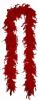 80g Feather Boa - Red