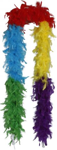 80g Feather Boa - Multicolour