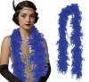80g Feather Boa - Blue