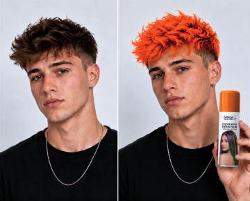 Orange Hair Spray