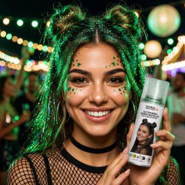 Sparkling Green Hair Spray