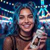 Sparkling Light Blue Hair Spray