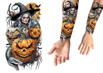 Pumpkin/Witch Tattoo