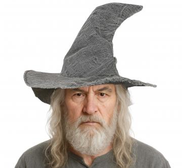 Grey Wizard Hat
