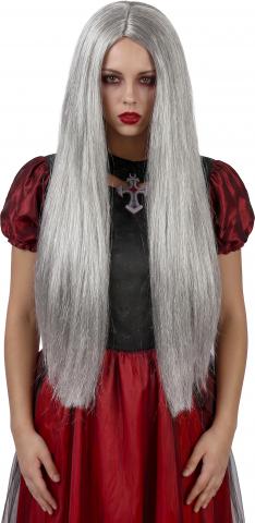 Long Hair Grey Wig