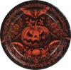 Gothic Pumpkin Paper Plates - 6 Pack
