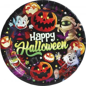 Happy Halloween Plates - 6 Pack
