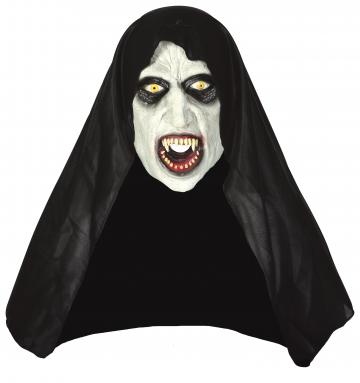 Latex Hooded Nun Mask