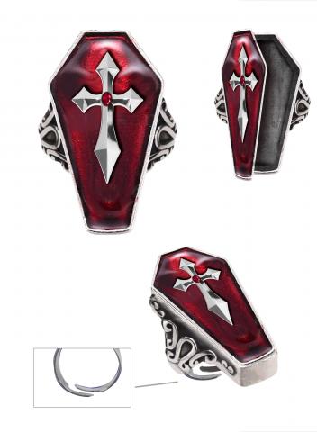 Coffin Ring - Red