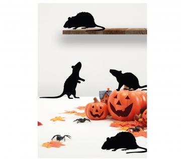 Rats Wall Silhouettes