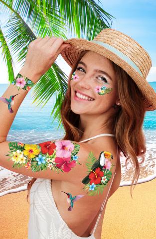 Tropical Hawaii Tattoos