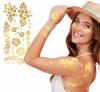 Golden Flowers Tattoos