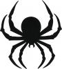 Spiders Wall SilhouettesSpiders Wall Silhouettes