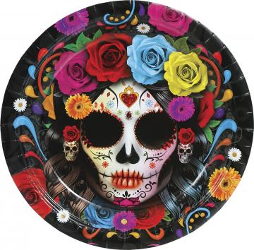 Day of the Dead Plates - 6 PK